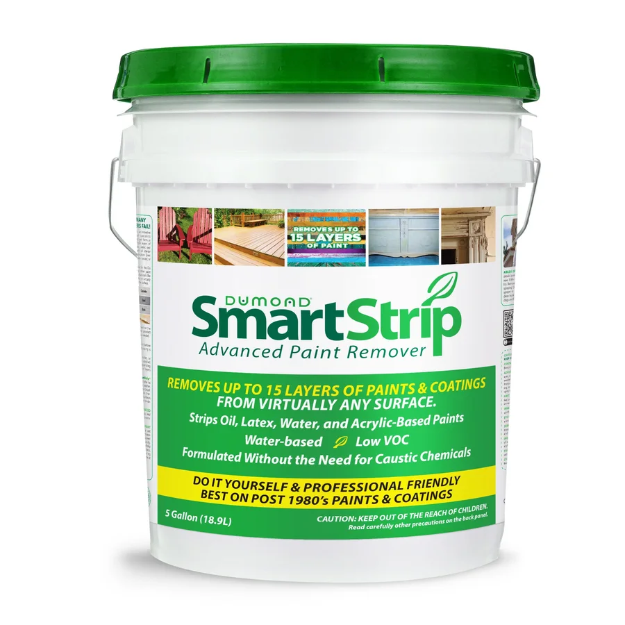Smart Strip pail with a green lid